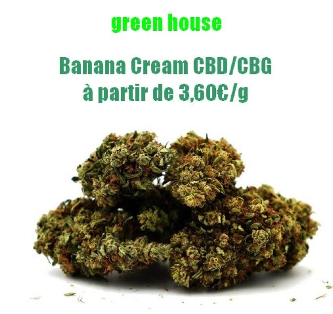 Banana cream CBD/CBG 3.60€/gramme
