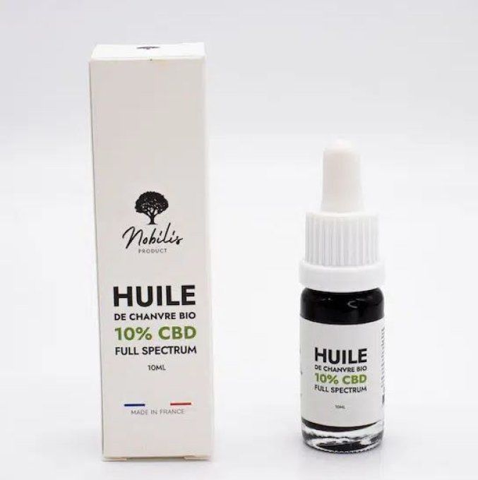 Huile CBD 10% full spectrum nobilis